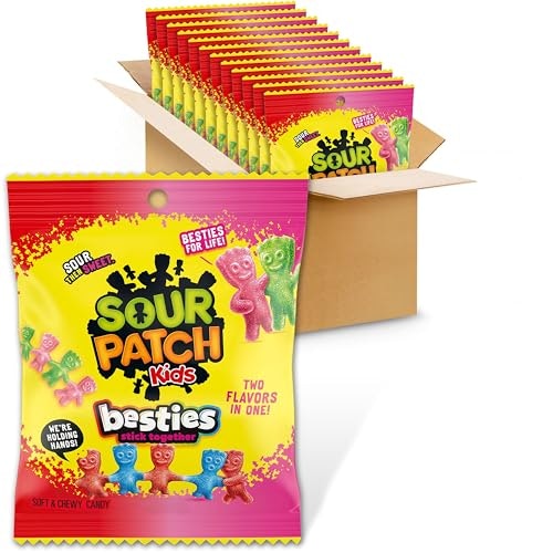 Sour Patch Kids Besties Gummy Candy 12-Pack: $14.25 Sour Patch Kids Besties Gummy Candy 12-Pack: $14.25