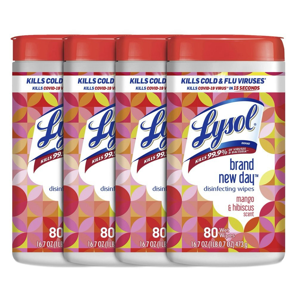 Lysol Multi-Surface Disinfectant Cleaning Wipes 80-Count 4-Pack: $30 Lysol Multi-Surface Disinfectant Cleaning Wipes 80-Count 4-Pack: $30