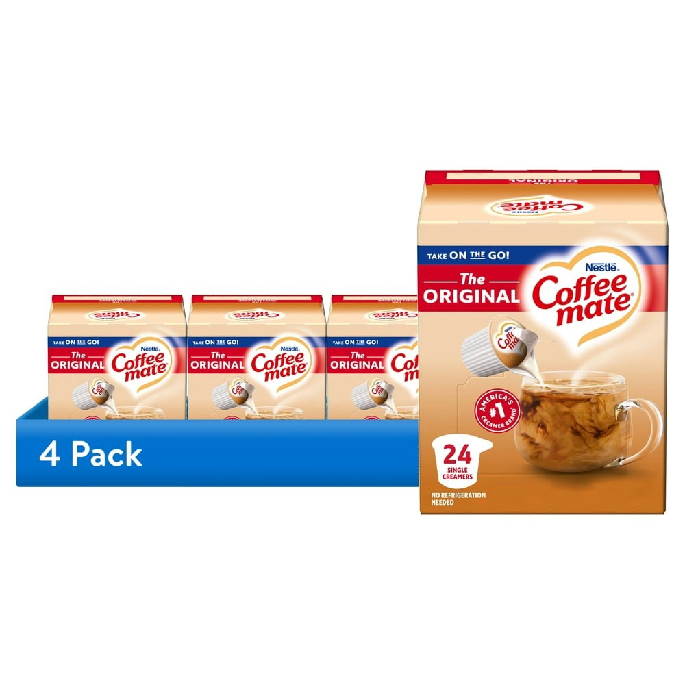 Nestle Coffee Mate Original Liquid Coffee Creamer Singles 24-Count 4-Pack: $13.54 Nestle Coffee Mate Original Liquid Coffee Creamer Singles 24-Count 4-Pack: $13.54