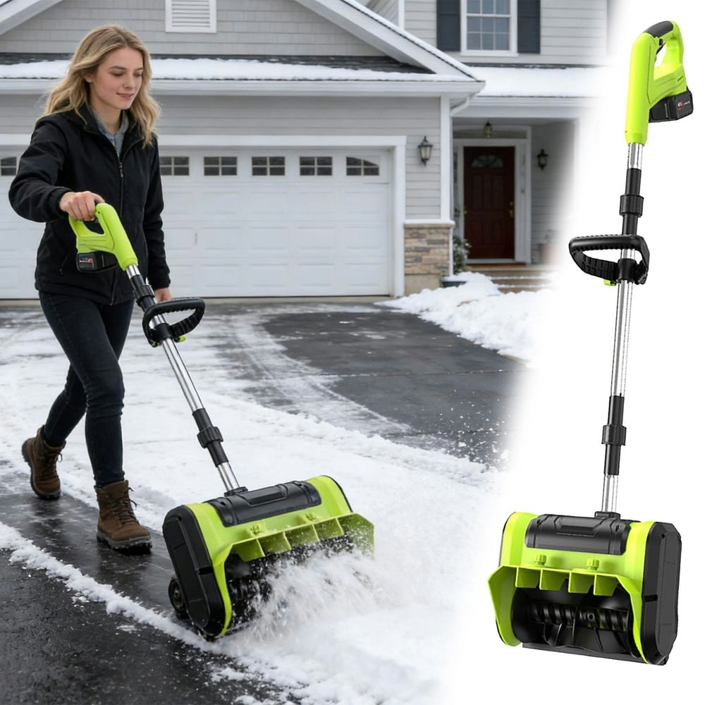 Orangide Portable Hand-Push Snow Sweeper: $106.23 Orangide Portable Hand-Push Snow Sweeper: $106.23