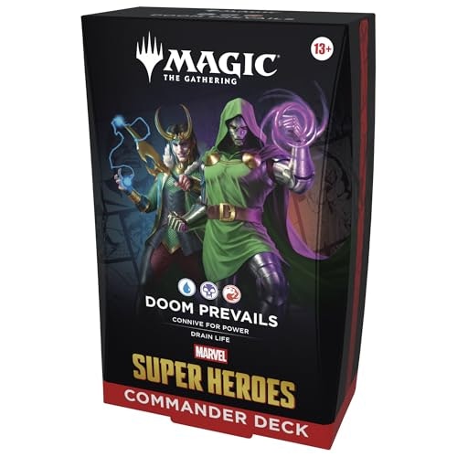 Magic: The Gathering Marvel Super Heroes Doom Prevails Commander Deck: $66.89