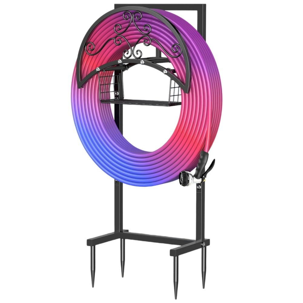 Olv Freestanding Metal Garden Hose Holder: $18.99 Olv Freestanding Metal Garden Hose Holder: $18.99