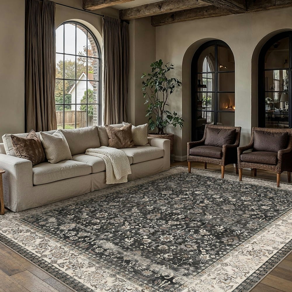 Berthmeer 12x15-Foot Oriental Floral Area Rug: $242.99 Berthmeer 12x15-Foot Oriental Floral Area Rug: $242.99