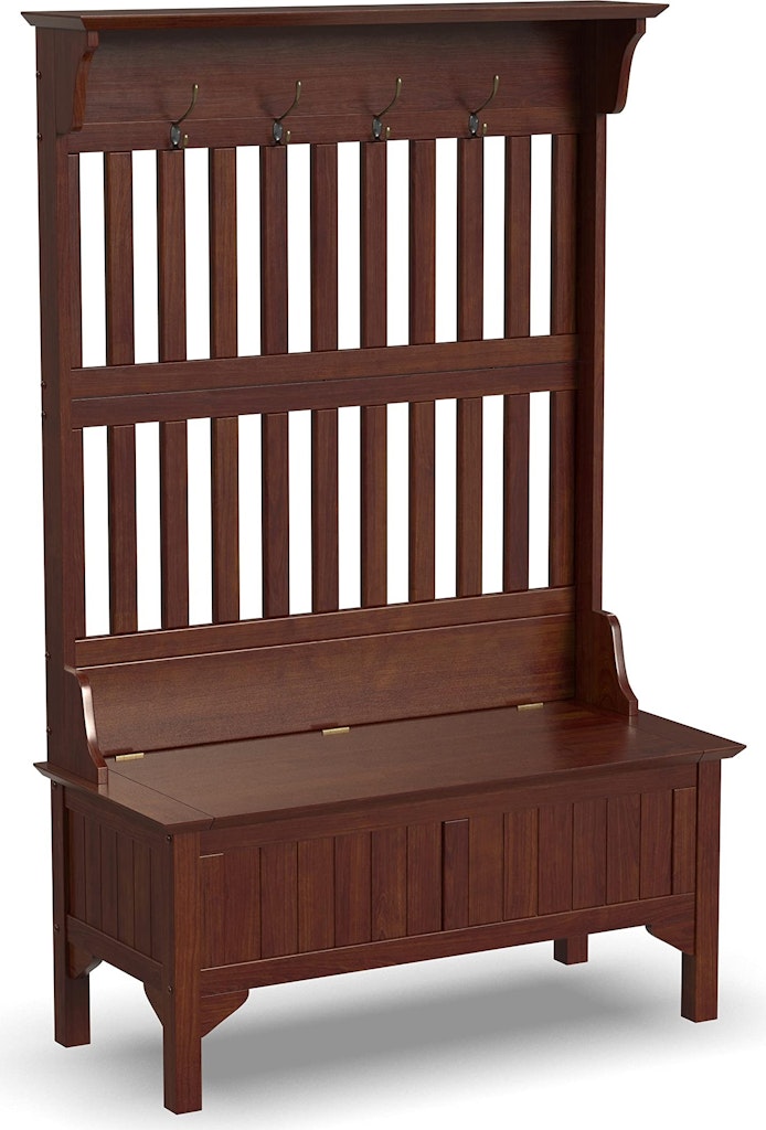 Homestyles Cherry Hall Tree w/ Bench: $137 Homestyles Cherry Hall Tree w/ Bench: $137