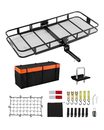 Vevor 70" x 30" 500-lb Hitch Cargo Carrier with Bag and Straps: $210.18 Vevor 70" x 30" 500-lb Hitch Cargo Carrier with Bag and Straps: $210.18