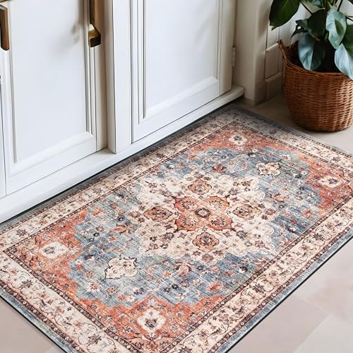 Rugshop 2' x 4' Distressed Traditional Area Rug: $28.20
