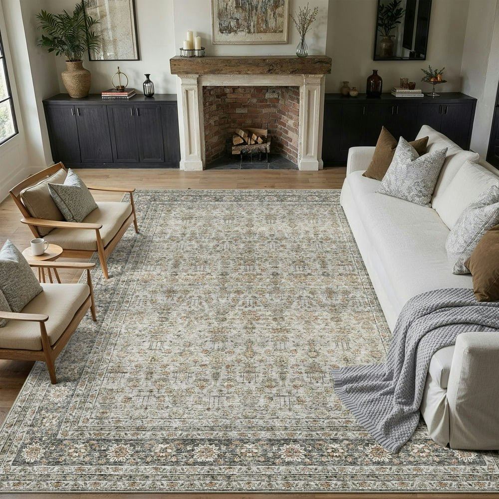 Berthmeer 5'x7' Area Rug: $35.06