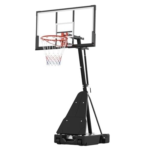SierraSquad 52-Inch Adjustable Basketball Hoop System: $229.99