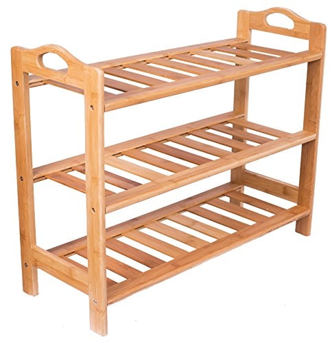 BirdRock Home 3-Tier Bamboo Shoe Rack: $44.95 BirdRock Home 3-Tier Bamboo Shoe Rack: $44.95