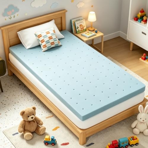 Gelsea 2-Inch Twin Cooling Gel Memory Foam Mattress Topper: $26.98