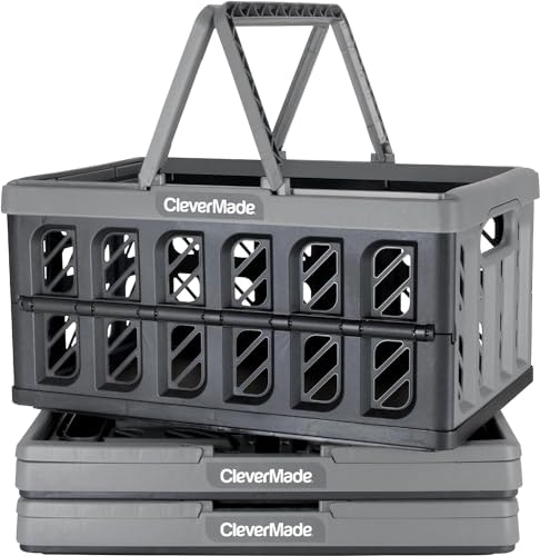 CleverMade 24L Collapsible Shopping Basket 3-Pack: $45.69 CleverMade 24L Collapsible Shopping Basket 3-Pack: $45.69