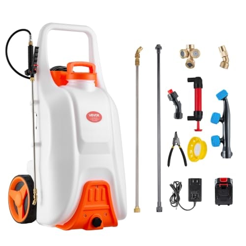 Vevor 13.1-Gallon Battery Powered Wheeled Sprayer: $149.52 Vevor 13.1-Gallon Battery Powered Wheeled Sprayer: $149.52