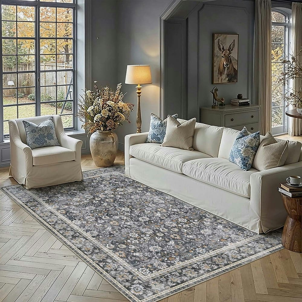 Berthmeer 5'x7' Vintage Area Rug: $34.30 Berthmeer 5'x7' Vintage Area Rug: $34.30