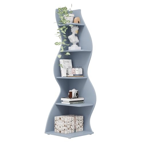 Tribesigns 5-Tier Corner Bookshelf: $104.99 Tribesigns 5-Tier Corner Bookshelf: $104.99