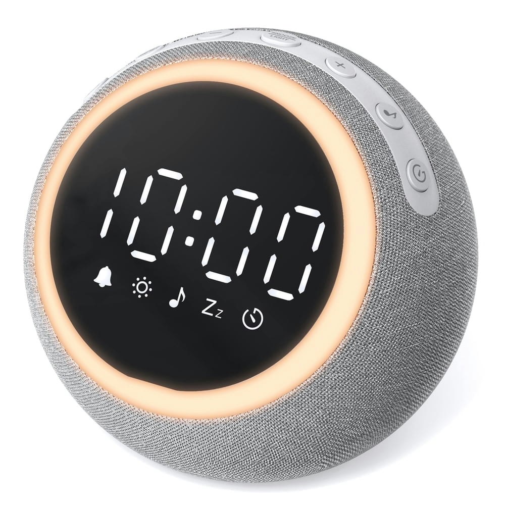 Dreamegg White Noise Sound Machine with Alarm Clock and Night Light: $21 Dreamegg White Noise Sound Machine with Alarm Clock and Night Light: $21