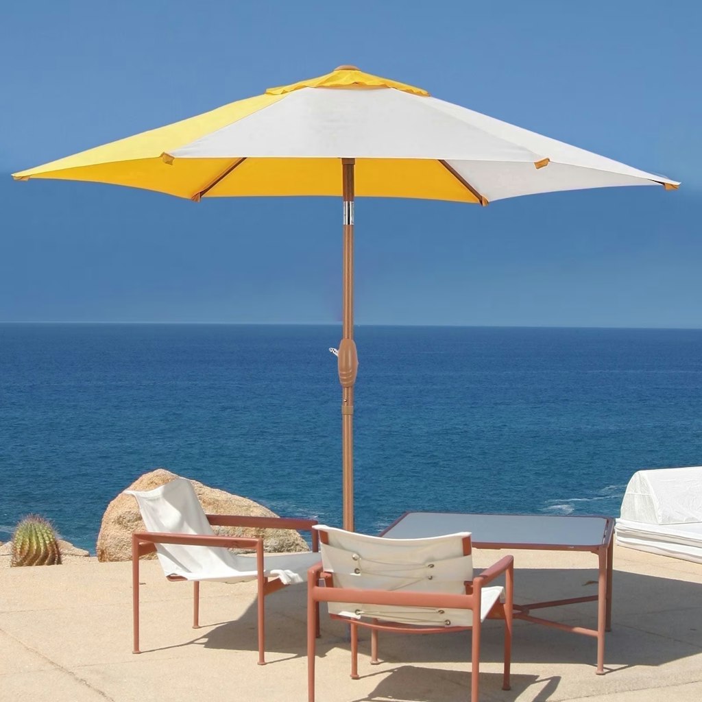 Ainfox 7.5-Foot Round Market Patio Umbrella: $20
