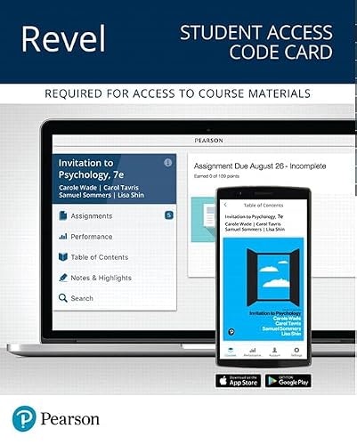 Invitation to Psychology: $105.82 Invitation to Psychology: $105.82