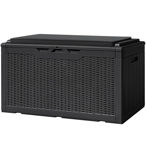 Greesum 100-Gallon Weatherproof Outdoor Deck Box: $85.49 Greesum 100-Gallon Weatherproof Outdoor Deck Box: $85.49