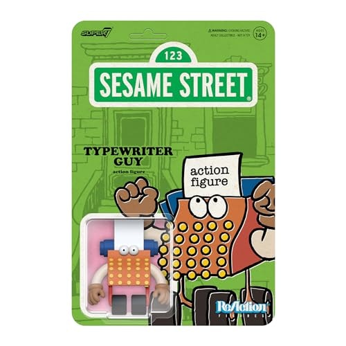 Super7 Sesame Street Typewriter Guy Reaction Figure: $17.05 Super7 Sesame Street Typewriter Guy Reaction Figure: $17.05