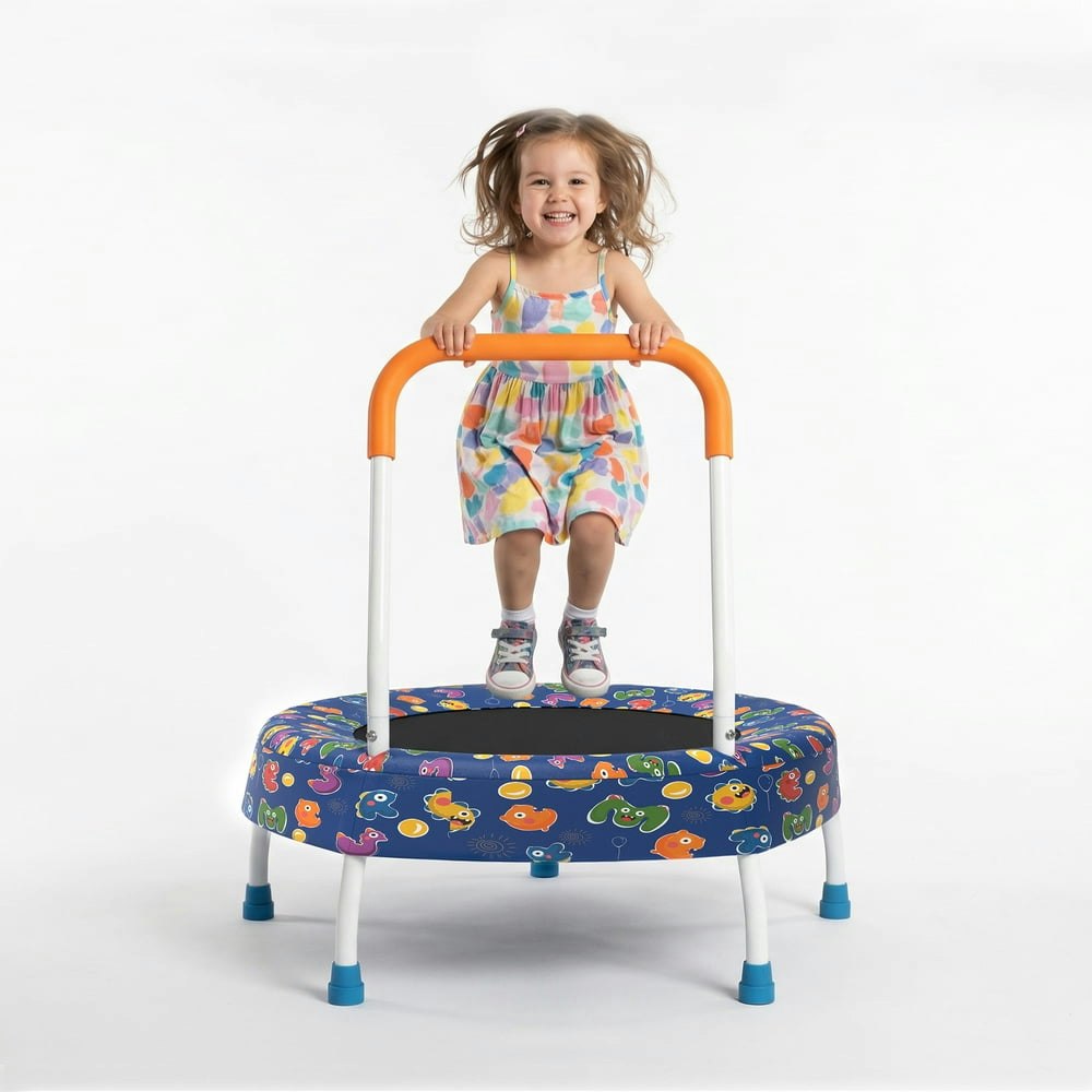 Mersco 28-Inch Kids Springless Trampoline with Handle: $37.99