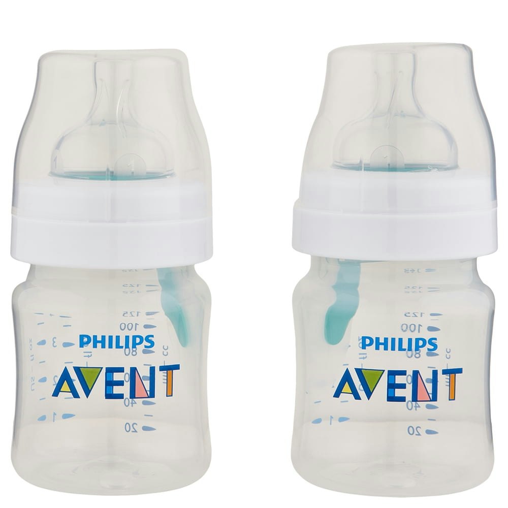 Philips Avent Anti-Colic Baby Bottles with AirFree Vent 4oz 4-Pack: $16.99 Philips Avent Anti-Colic Baby Bottles with AirFree Vent 4oz 4-Pack: $16.99