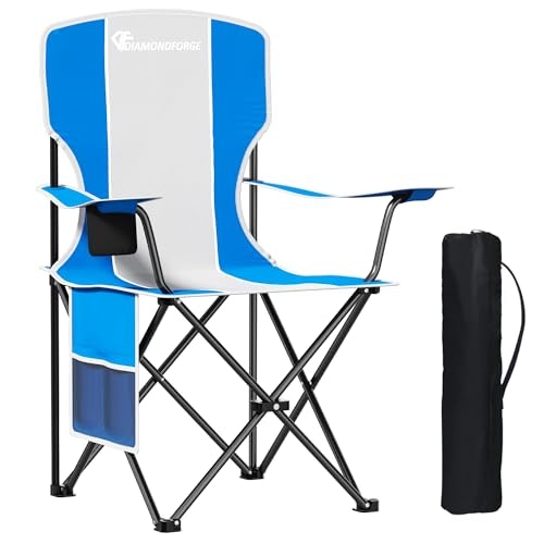 High Back Folding Camping Chair: $29.99