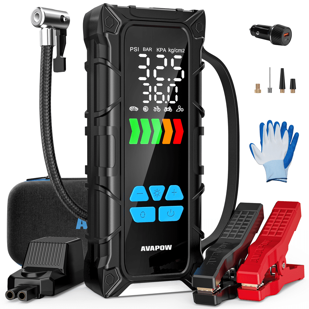Avapow 8,000A 180-PSI Jump Starter and Air Compressor: $109.99 Avapow 8,000A 180-PSI Jump Starter and Air Compressor: $109.99