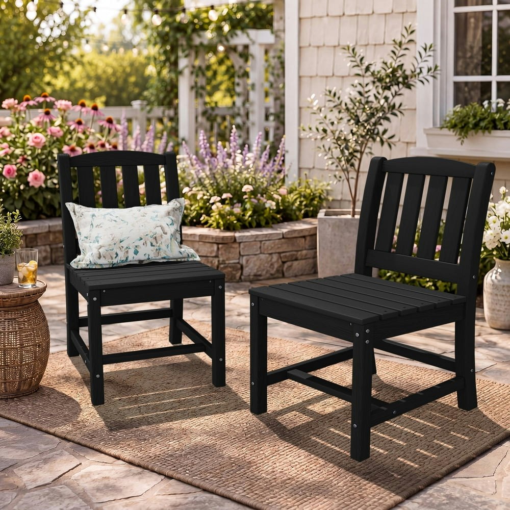 Serwall HDPE Outdoor Dining Chair 2-Pack: $109.99 Serwall HDPE Outdoor Dining Chair 2-Pack: $109.99