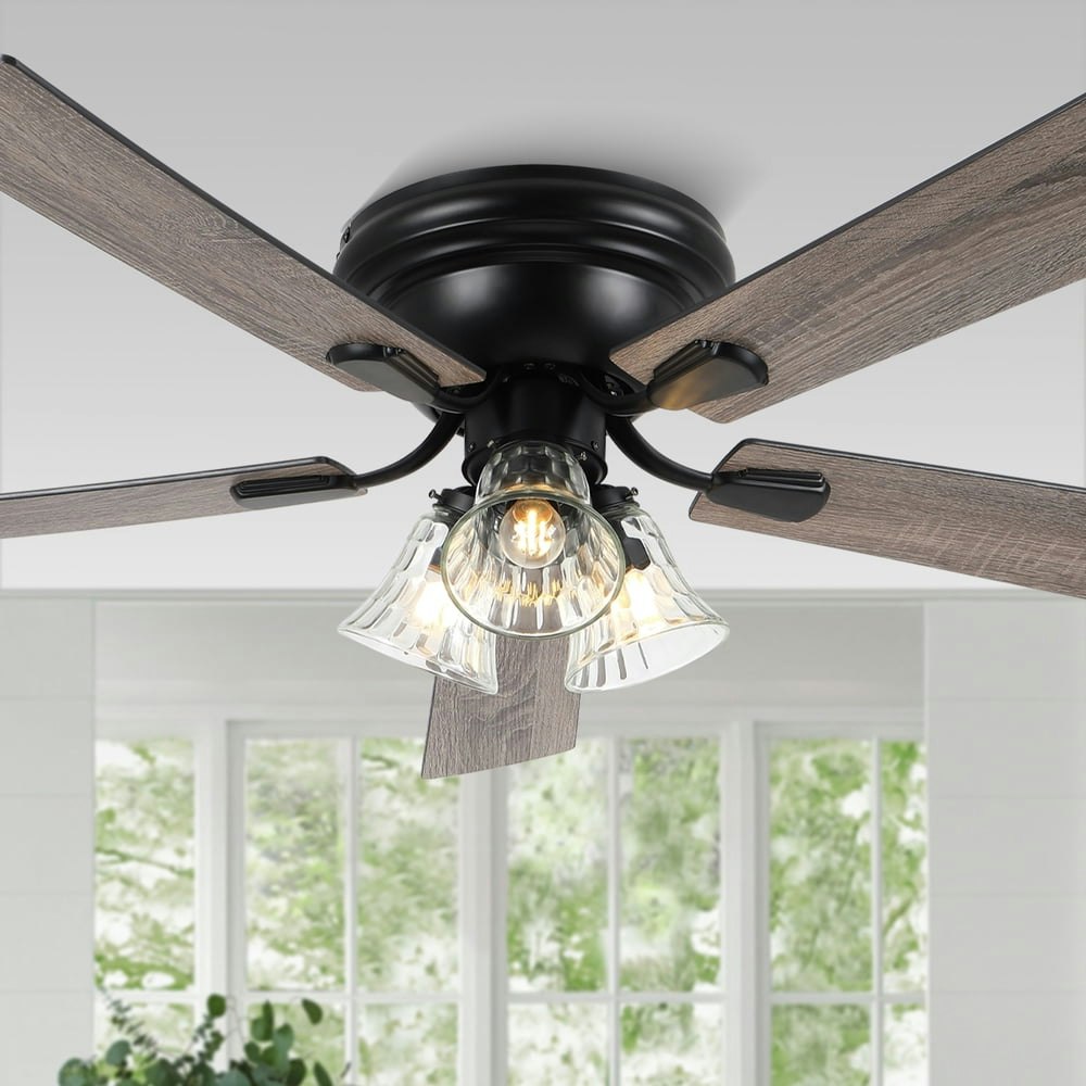 Bella Depot 52-inch Farmhouse Flush Mount Ceiling Fan with Light and Remote Control: $84.99 Bella Depot 52-inch Farmhouse Flush Mount Ceiling Fan with Light and Remote Control: $84.99