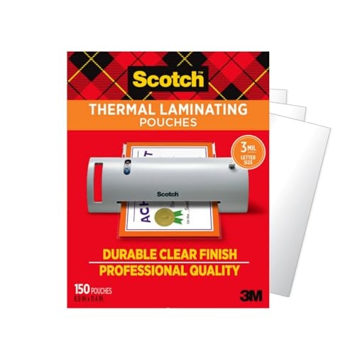 Scotch Thermal Laminating Pouches: $28.27 Scotch Thermal Laminating Pouches: $28.27
