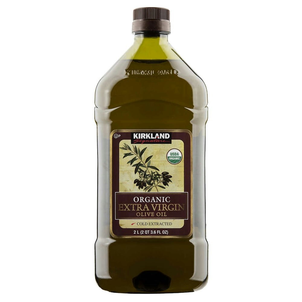 Kirkland Signature Organic Extra Virgin Olive Oil 2-Liter: $30.53 Kirkland Signature Organic Extra Virgin Olive Oil 2-Liter: $30.53
