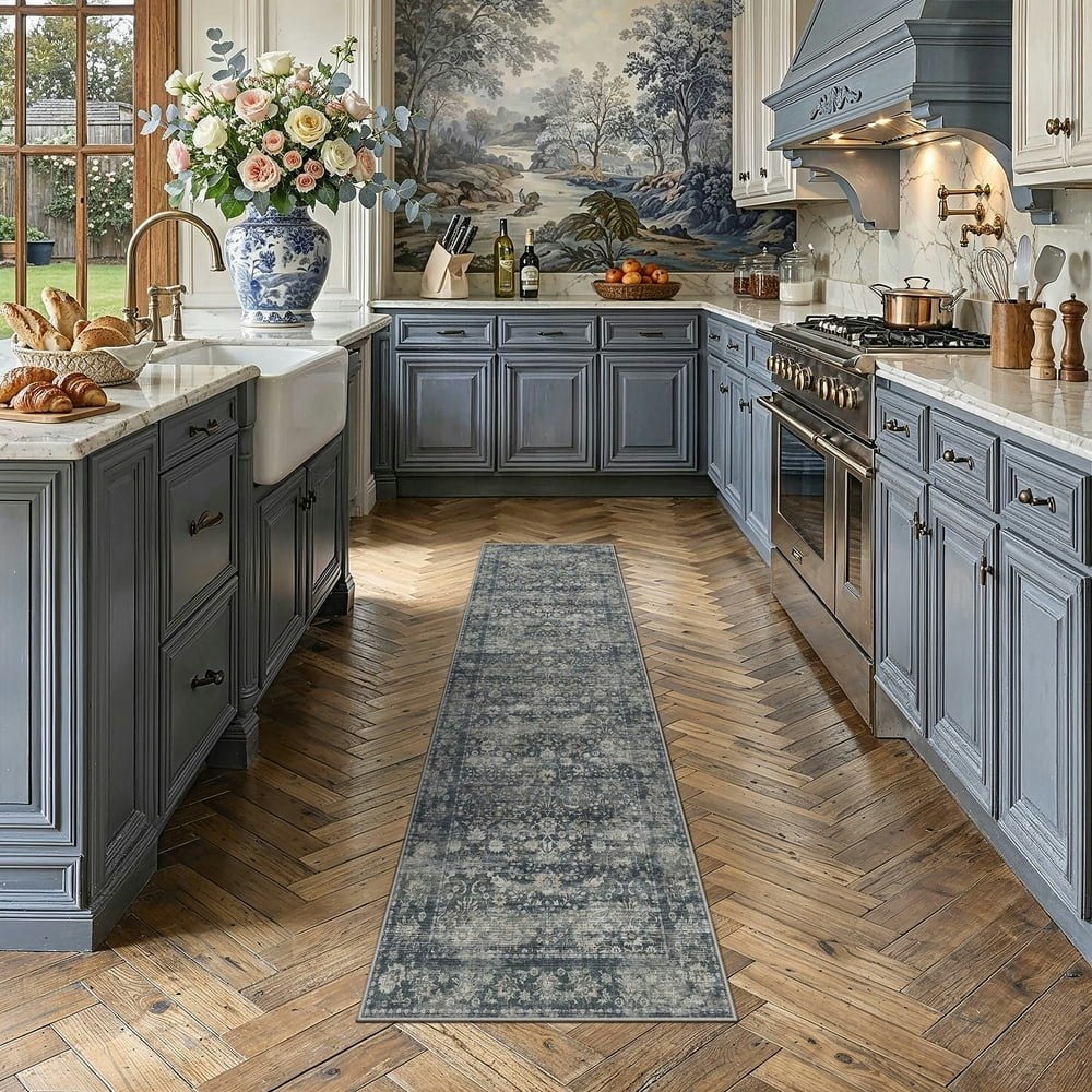 Berthmeer 2x6-Foot Oriental Floral Runner Rug: $24.65 Berthmeer 2x6-Foot Oriental Floral Runner Rug: $24.65