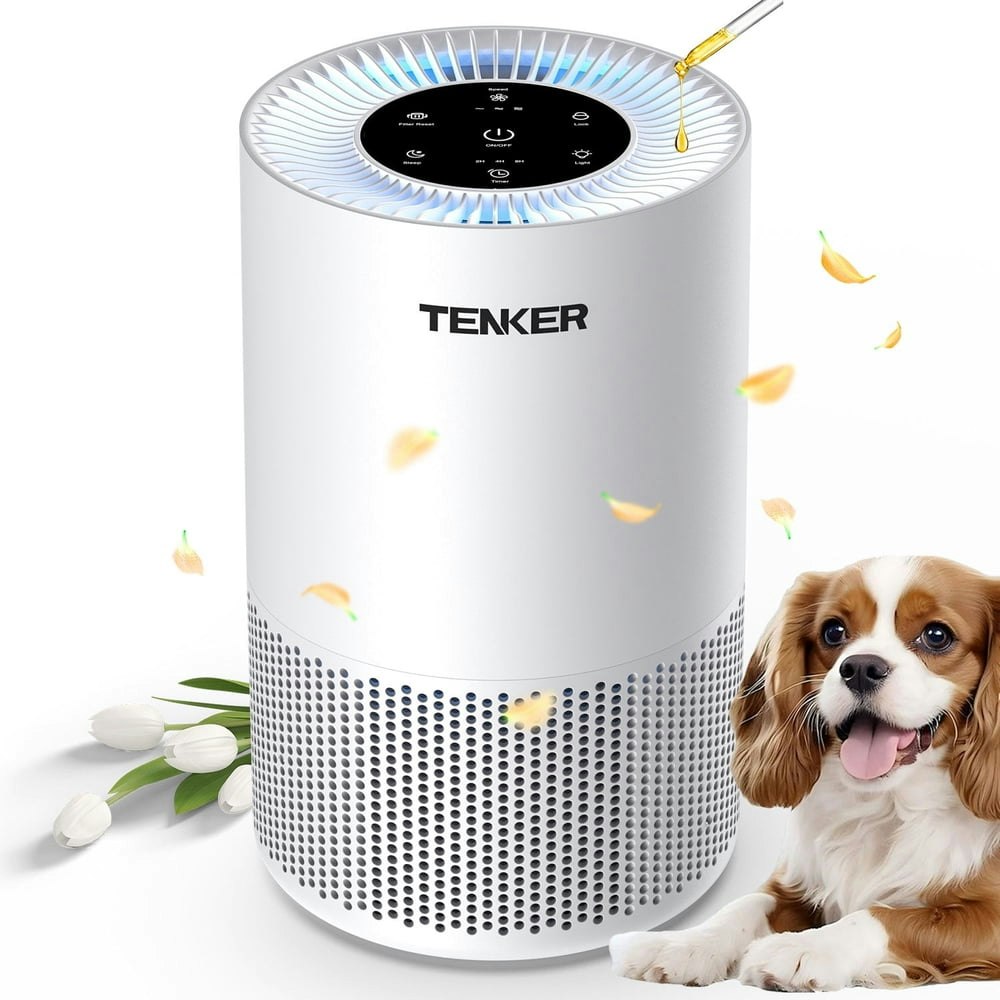 HEPA Air Purifier for 1,200 Square Feet: $37.99