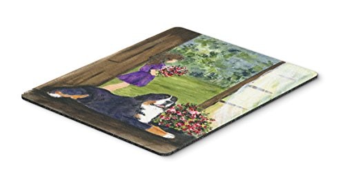 Caroline's Treasures Little Girl with her Bernese Mountain Dog Mouse Pad: $9.99