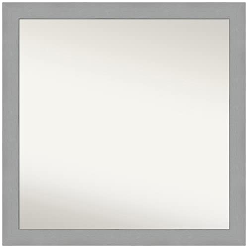 Amanti Art 29x29-Inch Brushed Nickel Square Vanity Mirror: $105.69 Amanti Art 29x29-Inch Brushed Nickel Square Vanity Mirror: $105.69