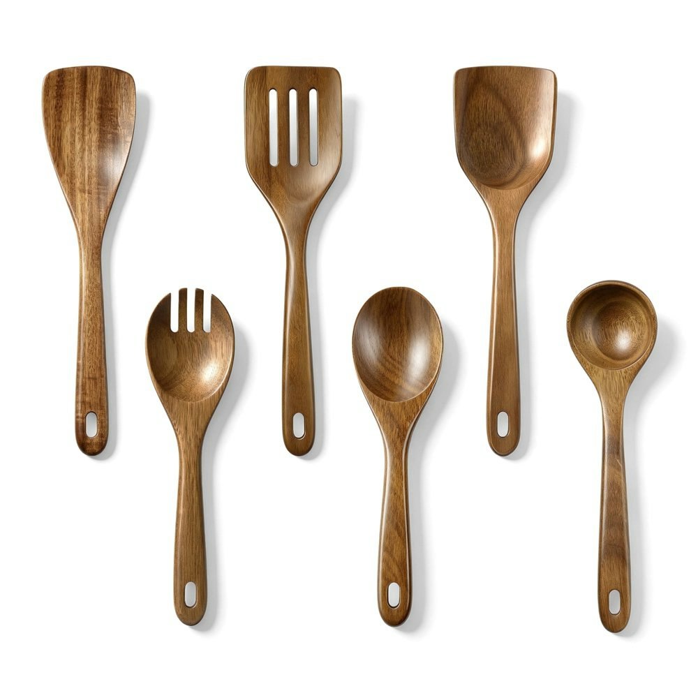 Vesteel Acacia Wooden Cooking Utensil Set 6-Piece: $15.99 Vesteel Acacia Wooden Cooking Utensil Set 6-Piece: $15.99