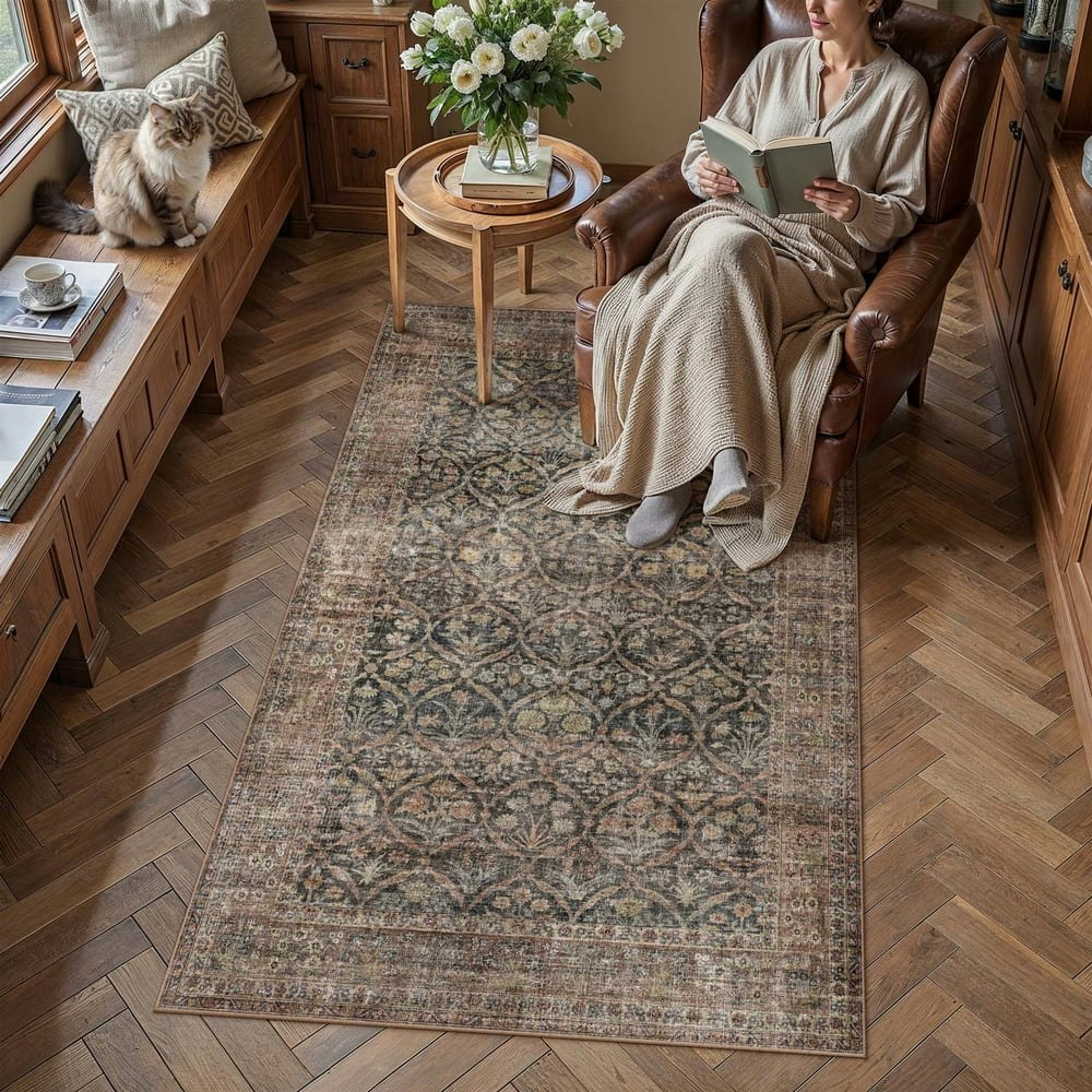 Berthmeer 3'x5' Washable Area Rug: $22.79 Berthmeer 3'x5' Washable Area Rug: $22.79