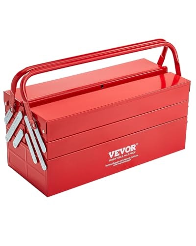 Vevor 18-inch 3-Tier 5-Tray Metal Tool Box: $33.07 Vevor 18-inch 3-Tier 5-Tray Metal Tool Box: $33.07