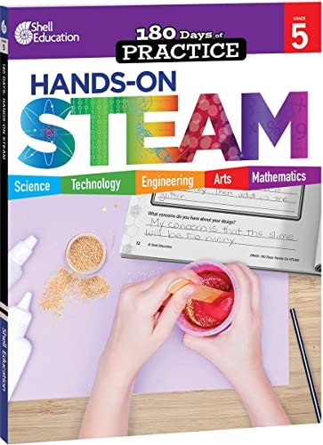 180 Days Hands-On STEAM for Grade 5: $15.49 180 Days Hands-On STEAM for Grade 5: $15.49