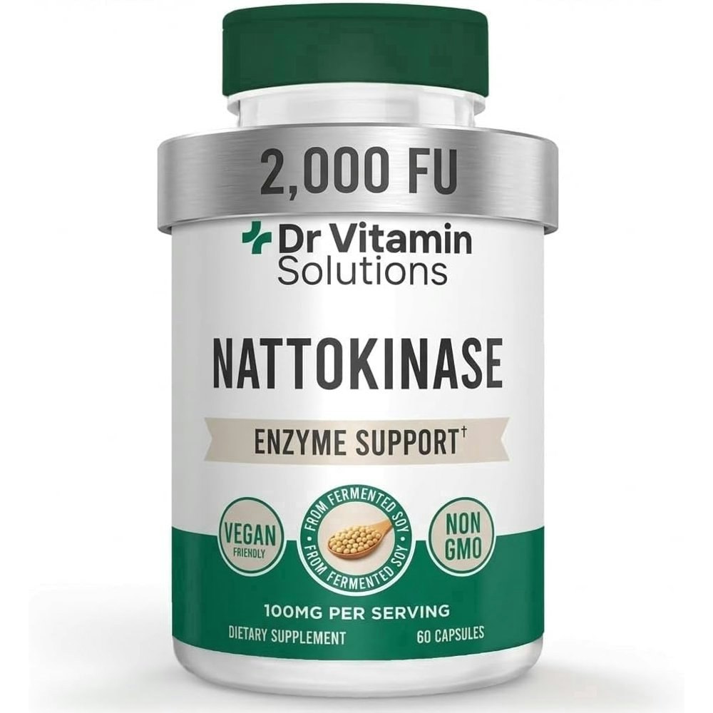 Nattokinase 2,000 FU Dietary Supplement 60-Capsule Bottle: $14.99 Nattokinase 2,000 FU Dietary Supplement 60-Capsule Bottle: $14.99