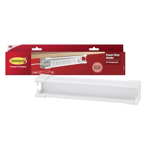Command Power Strip Holder: $19.19 Command Power Strip Holder: $19.19