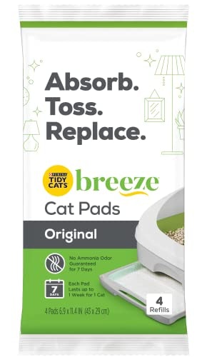 Breeze Tidy Cat Litter Pads 4-Pack: $7.29 Breeze Tidy Cat Litter Pads 4-Pack: $7.29