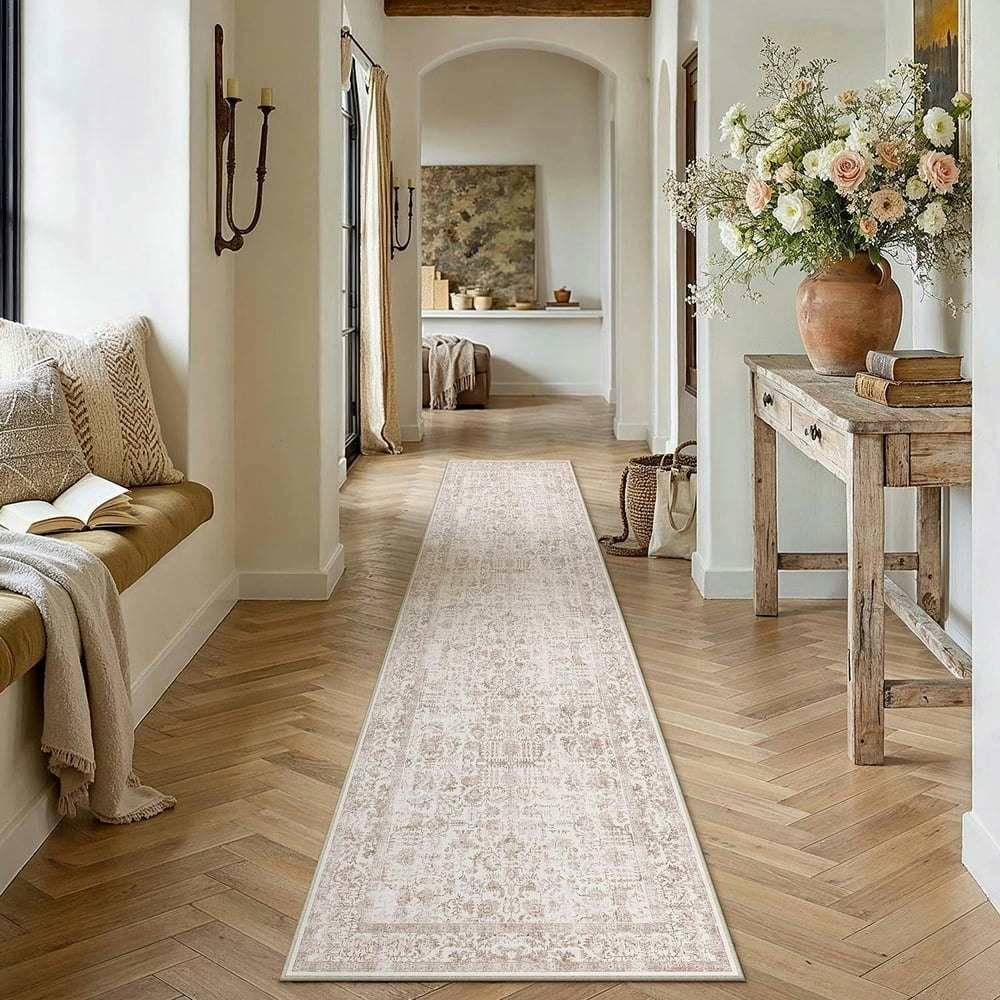 Berthmeer 2'x8' Washable Runner Rug: $28.49