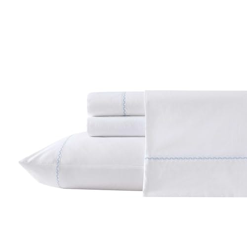 Laura Ashley Queen Size Cotton Percale Sheet Set: $48