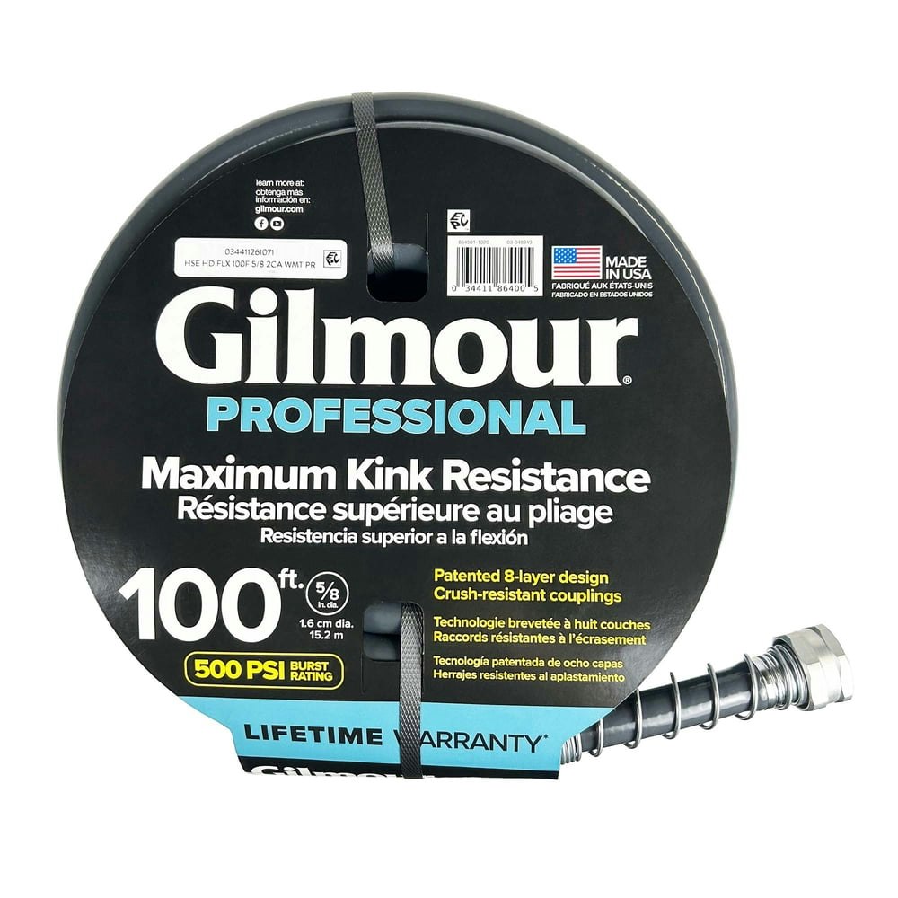 Gilmour Flexogen 5/8" 100-Foot Heavy Duty Garden Hose: $41.80 Gilmour Flexogen 5/8" 100-Foot Heavy Duty Garden Hose: $41.80