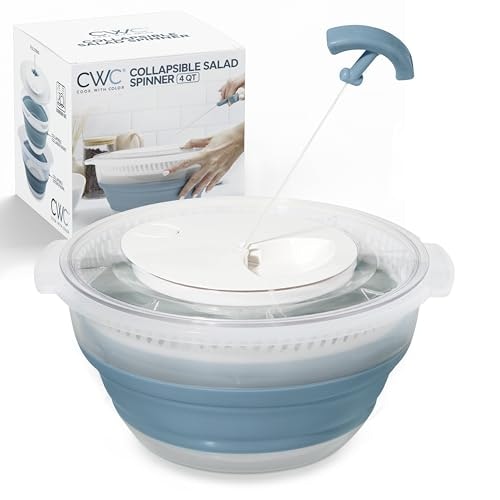 Cook with Color 4-Quart Collapsible Salad Spinner: $26.41 Cook with Color 4-Quart Collapsible Salad Spinner: $26.41
