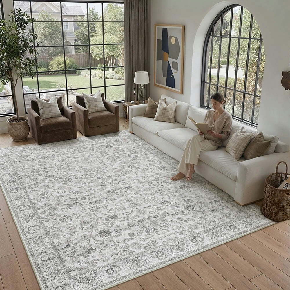 Berthmeer 5'x7' Area Rug: $34.92