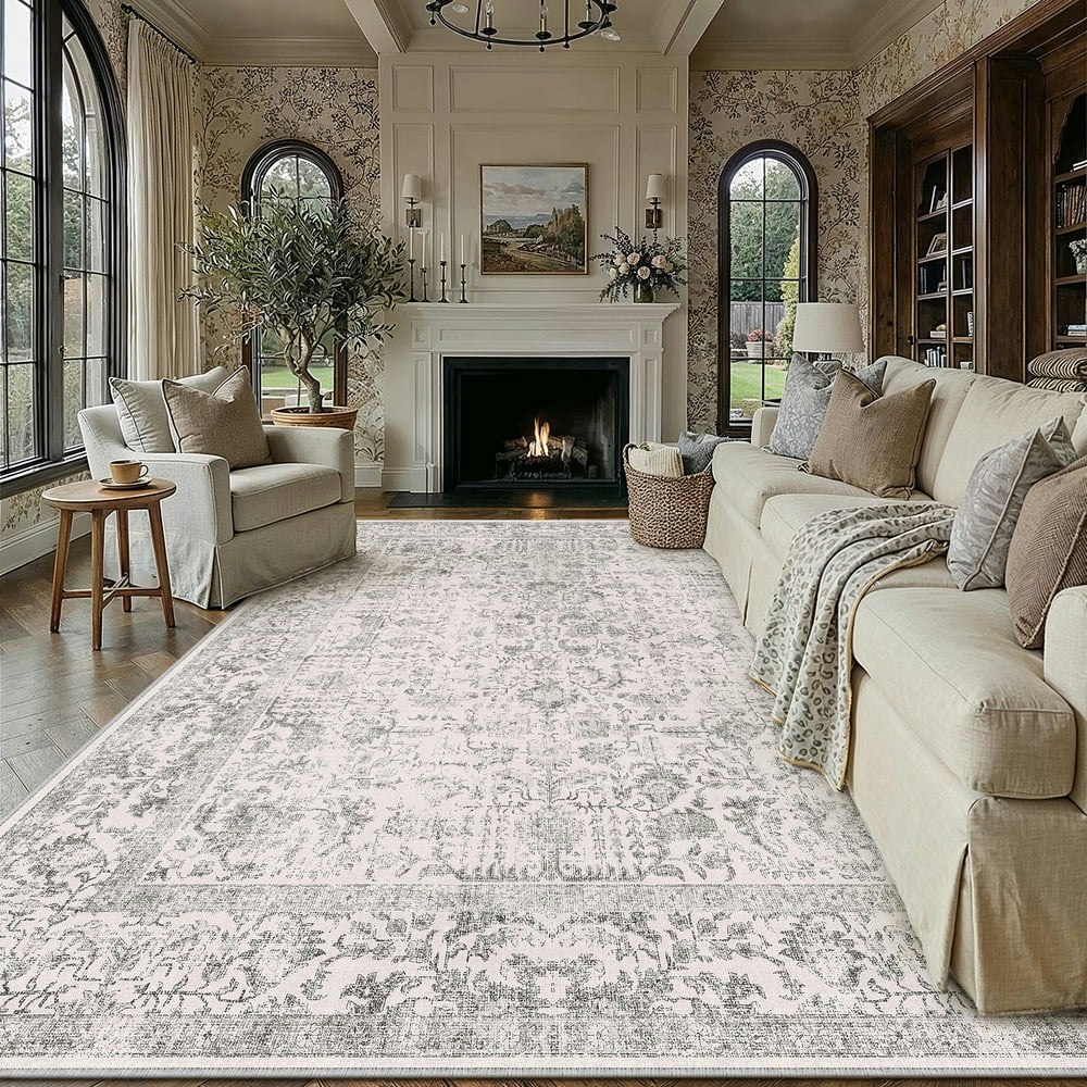 Berthmeer 9'x12' Vintage Oriental Area Rug: $116.99