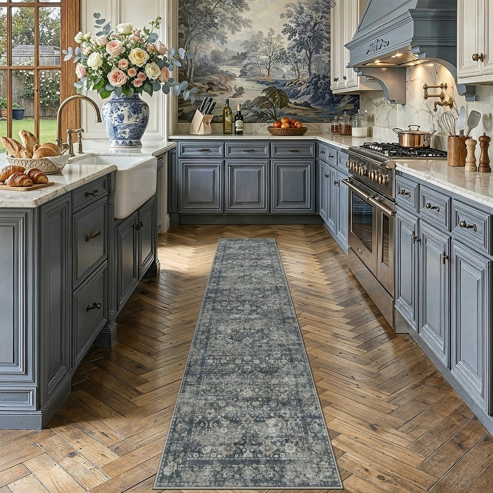 Berthmeer 2'x8' Oriental Runner Rug: $32.29