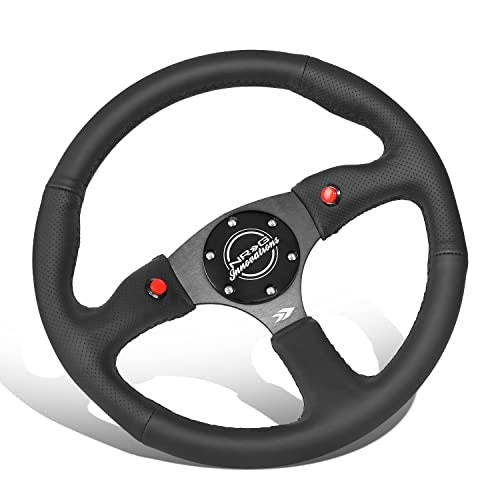 NRG Innovations 350mm Reinforced Leather Racing Steering Wheel: $164.16 NRG Innovations 350mm Reinforced Leather Racing Steering Wheel: $164.16